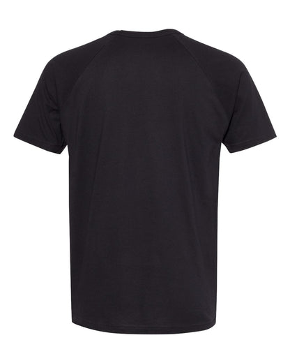 Next Level Cotton Raglan T-Shirt 3650 #color_Black/ Black