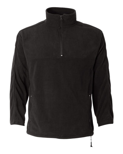 Sierra Pacific Men's Microfleece Quarter-Zip Pullover 3351 #color_Onyx Black