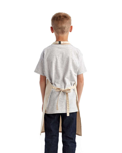 Artisan Collection by Reprime Youth Recycled Apron RP149 #colormdl_Natural