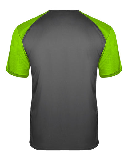 Badger Breakout T-Shirt 4230 #color_Graphite/ Lime