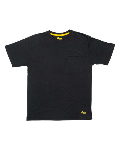 Berne Apparel Men's Lightweight Performance Pocket T-Shirt BSM38 #color_Black