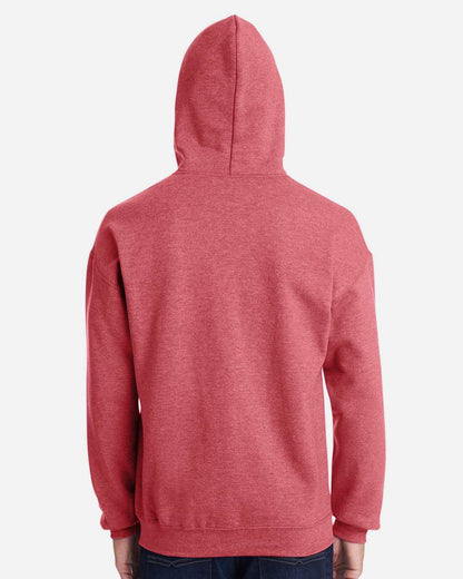 Gildan Unisex Heavy Blend™ Hooded Sweatshirt 18500 #colormdl_Heather Scarlet Red