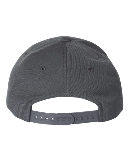 YP Classics Premium Curved Bill Snapback Cap 6789M #color_Dark Grey
