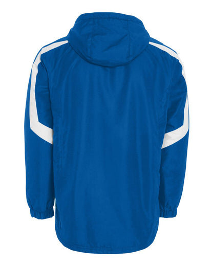 Holloway Men's Charger Hooded Jacket 229059 #color_Royal/ White