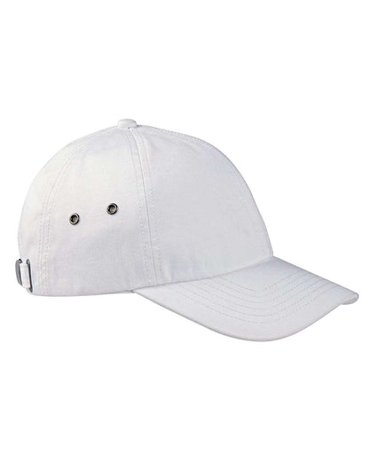Big Accessories Washed Baseball Cap BA529 #color_White