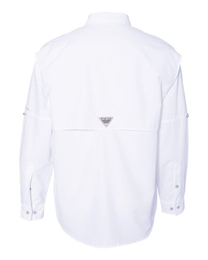 Columbia PFG Bahama™ II Long Sleeve Shirt 212463 #color_White