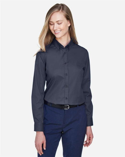 CORE365 Women's Operate Twill Shirt 78193 #colormdl_Carbon
