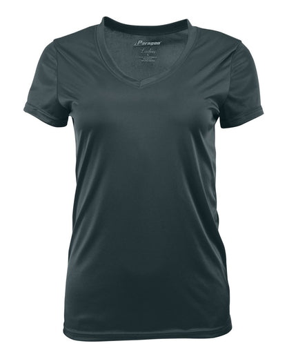 Paragon Women's Vera V-Neck T-Shirt 203 #color_Graphite