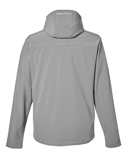 Nautica Men's Wavestorm Hooded Soft Shell Jacket N17789 #color_Graphite