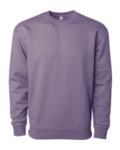 Independent Trading Co. Heavyweight Crewneck Sweatshirt IND3000 #color_Plum