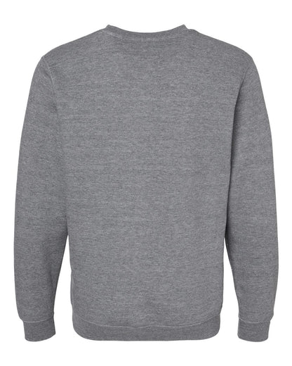 LAT Unisex Elevated Fleece Crewneck Sweatshirt 6925 #color_Granite Heather