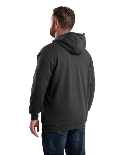 Berne Apparel Men's Heritage Thermal Lined Hooded Sweatshirt SZ101 #colormdl_Black
