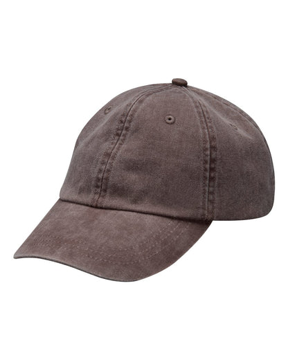 Adams Headwear Optimum Pigment-Dyed Dad Hat LP101 #color_Espresso