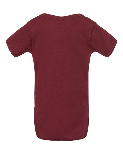 Rabbit Skins Infant Baby Rib Bodysuit 4400 #color_Maroon
