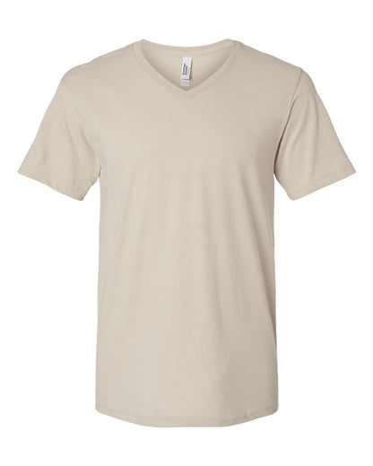 American Apparel CVC V-Neck Tee 2006CVC #color_Heather Bone