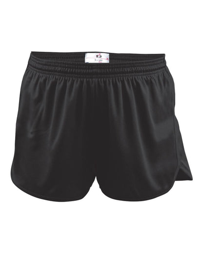 Alleson Athletic Women's B-Core Track Shorts 7278 #color_Black