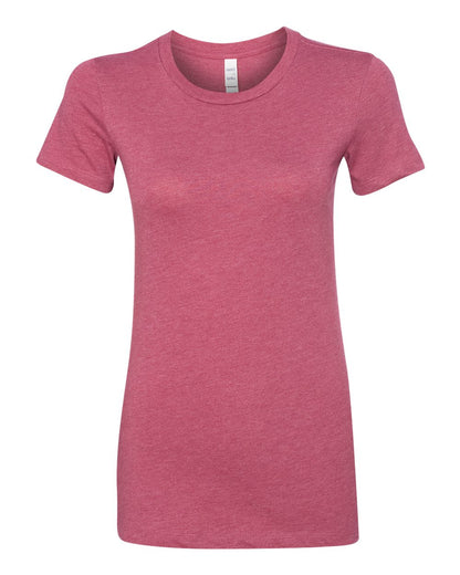 BELLA + CANVAS Women's Slim Fit Tee 6004 #color_Heather Raspberry