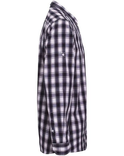 Artisan Collection by Reprime Men's Mulligan Check Cotton Shirt RP250 #color_White/ Navy