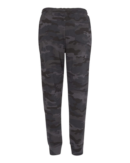 Independent Trading Co. Men's Midweight Fleece Sweatpants IND20PNT #color_Black Camo