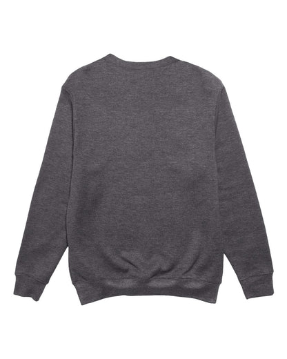 Lane Seven Unisex Premium Crewneck Sweatshirt LS14004 #color_Charcoal Heather