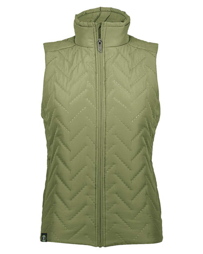 Holloway Women's Repreve® Eco Quilted Vest 229713 #color_Olive