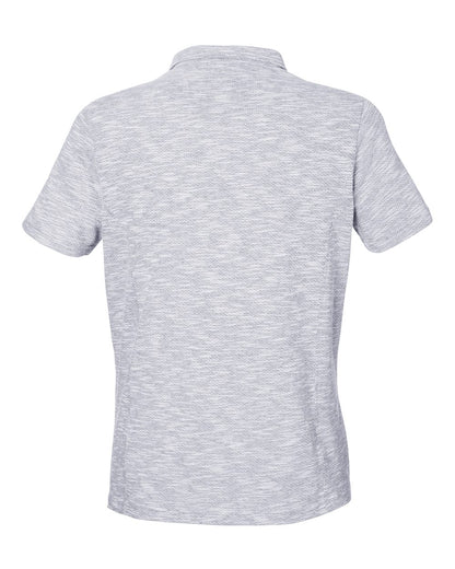 North End Women's Eclipse Jacquard Polo NE115W #color_Platinum Heather
