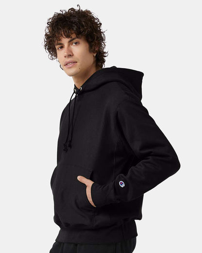 Champion Unisex Reverse Weave® Hooded Sweatshirt S101 #colormdl_Black