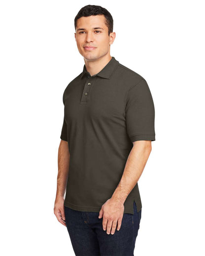 Harriton Men's Pique Polo M200 #colormdl_Black