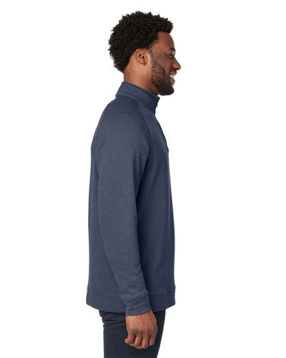 Devon & Jones Men's New Classics® Charleston Quarter-Zip Pullover DG481 #colormdl_Navy Melange