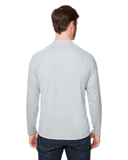 CORE365 Unisex Ultra UVP™ Marina Raglan Long Sleeve T-Shirt CE110 #colormdl_Platinum