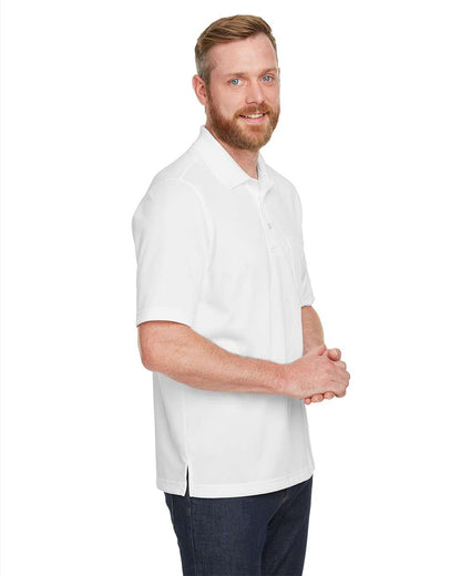 Harriton Men's Advantage Snag Protection Plus IL Pocket Polo M348P #colormdl_White