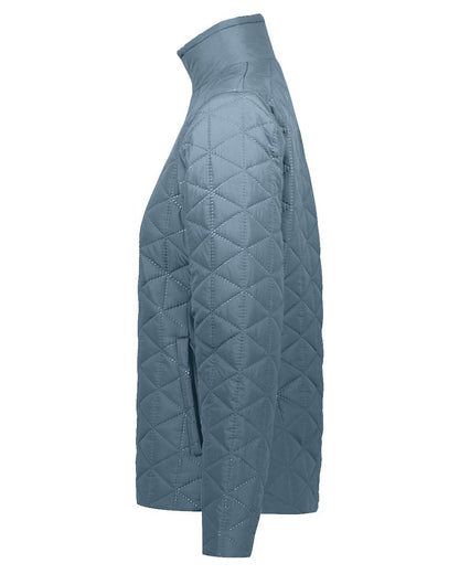 Holloway Women's Repreve® Eco Quilted Jacket 229716 #color_Storm