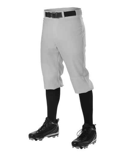 Alleson Athletic Baseball Knicker Pants 605PKN #color_Grey