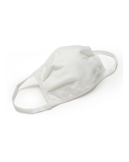 Hanes 3-Ply Cotton Face Mask MASKBB #color_White