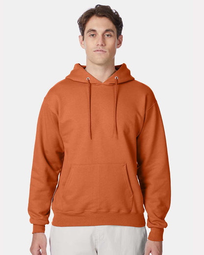 Hanes Unisex Ultimate Cotton® Hooded Sweatshirt F170 #colormdl_Pumpkin