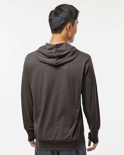 Kastlfel Unisex RecycledSoft™ Hooded Long Sleeve T-Shirt 4022 #colormdl_Carbon