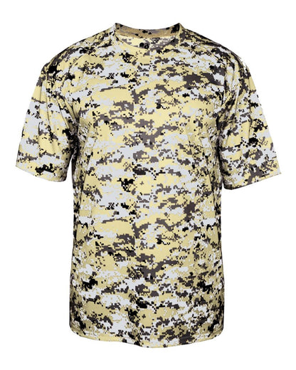 Badger Men's Digital Camo T-Shirt 4180 #color_Vegas Gold Digital
