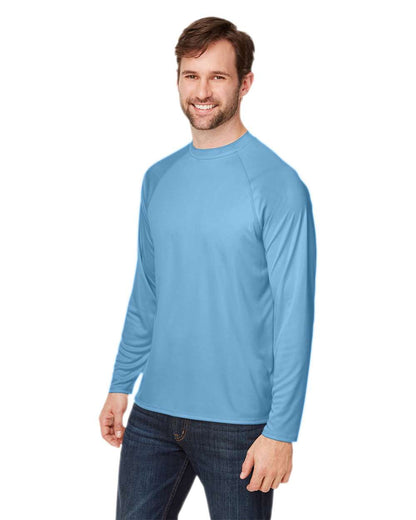 CORE365 Unisex Ultra UVP™ Marina Raglan Long Sleeve T-Shirt CE110 #colormdl_Columbia Blue