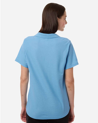 CORE365 Women's Resolve CVC Performance Pique Polo CE106W #colormdl_Columbia Blue