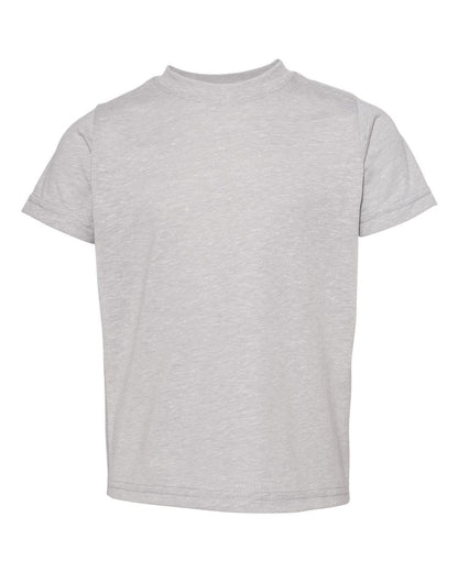 Rabbit Skins Toddler Harborside Mélange T-Shirt 3391 #color_Grey Melange