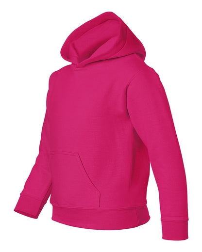 Gildan Youth Heavy Blend™ Hooded Sweatshirt 18500B #color_Heliconia