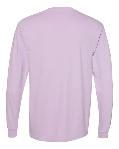 Comfort Colors Unisex Garment-Dyed Heavyweight Long Sleeve Pocket T-Shirt 4410 #color_Orchid