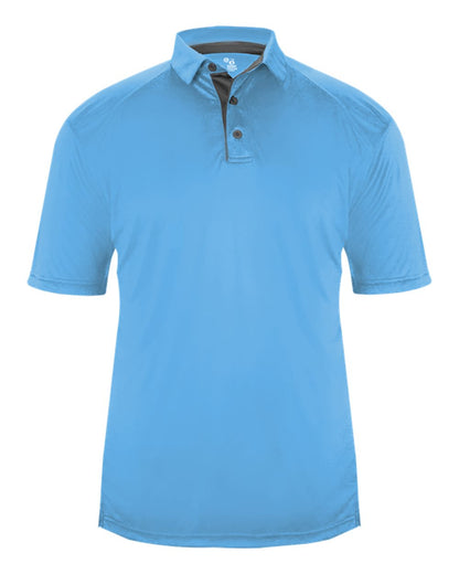 Badger Ultimate SoftLock™ Polo 4040 #color_Columbia Blue/ Graphite