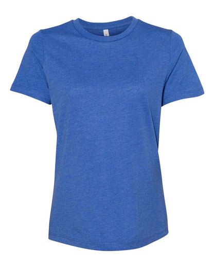 BELLA + CANVAS Women’s Relaxed Fit Heather CVC Tee 6400CVC #color_Heather True Royal