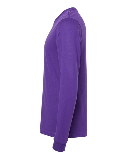 BELLA + CANVAS Jersey Long Sleeve Tee 3501 #color_Team Purple