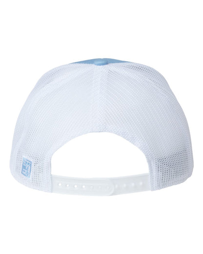 The Game Everyday Rope Trucker Cap GB452R #color_Columbia Blue/ White