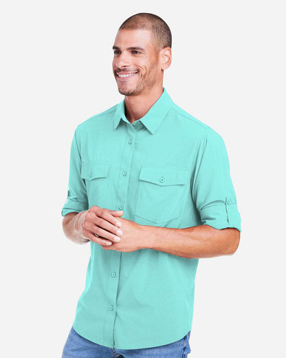 CORE365 Men's Ultra UVP® Marina Shirt CE510L #colormdl_Sea Glass