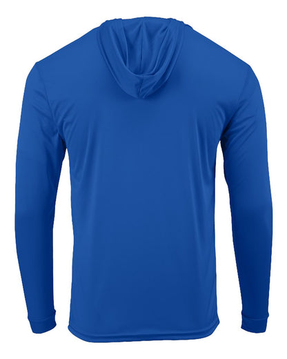 Paragon Unisex Bahama Performance Hooded Long Sleeve T-Shirt 220 #color_Royal