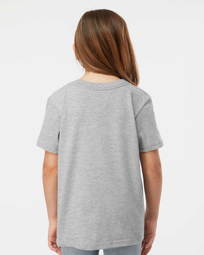 Tultex Youth Fine Jersey T-Shirt 235 #colormdl_Heather Grey