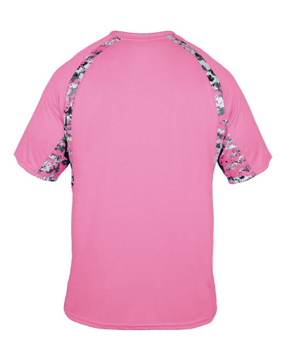 Badger Hook Digital T-Shirt 4140 #color_Pink/ Pink Digital